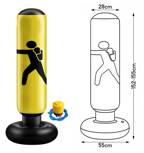 Inflatable punching bag kids - inflatable,