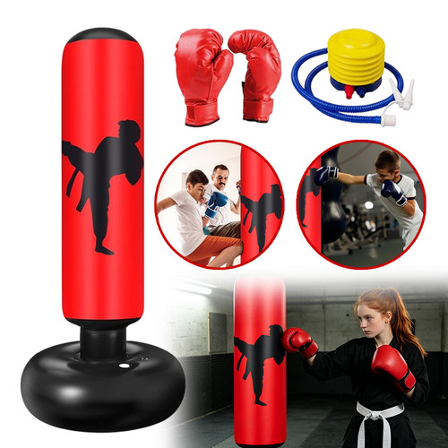 Inflatable punching bag - punching,