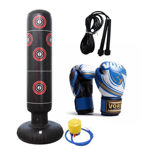 Inflatable punch bag for - punch,